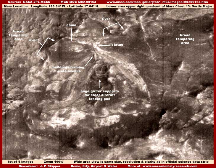 Here's a photo from the site Mars Anomaly Research that contains various 